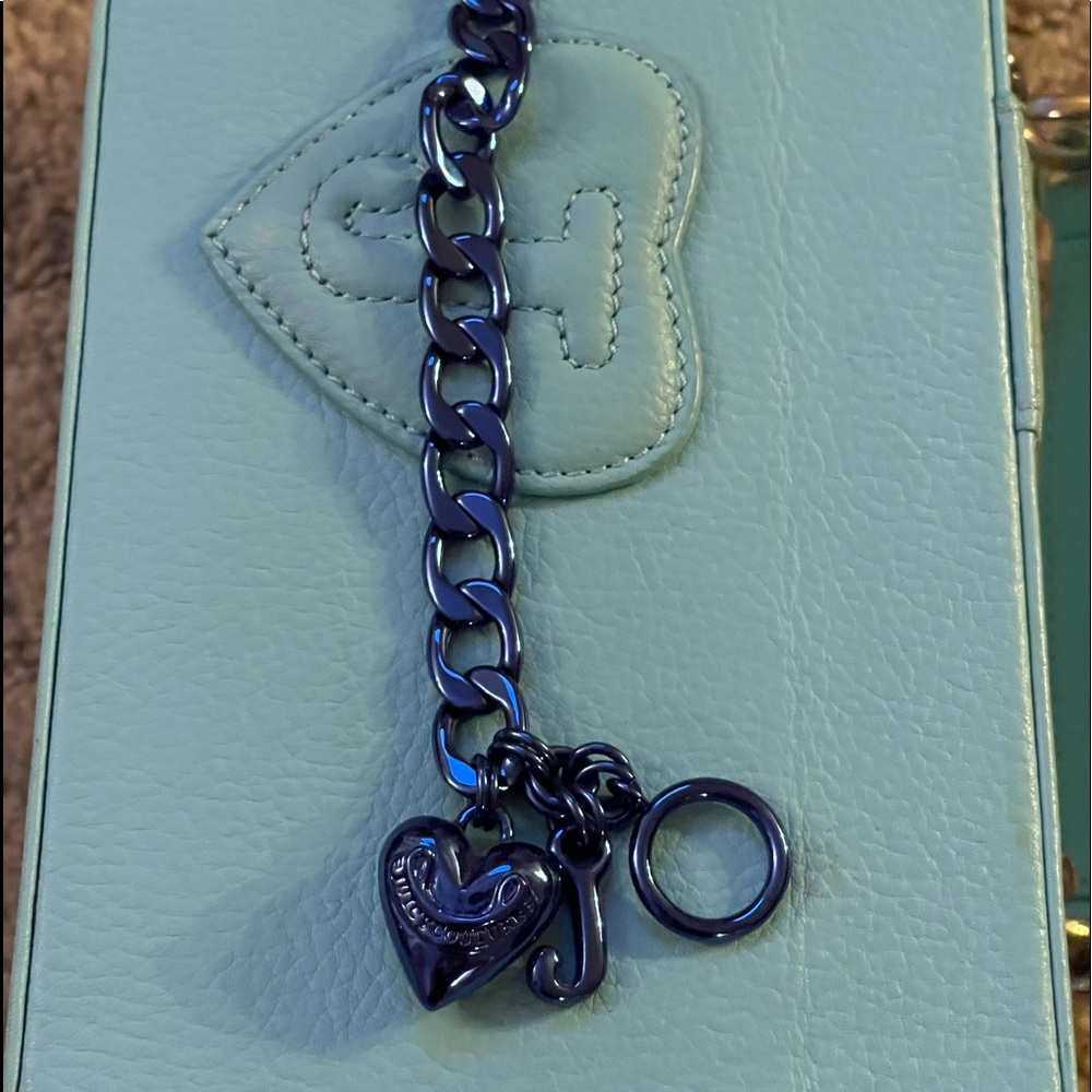 Juicy Couture metallic blue bracelet